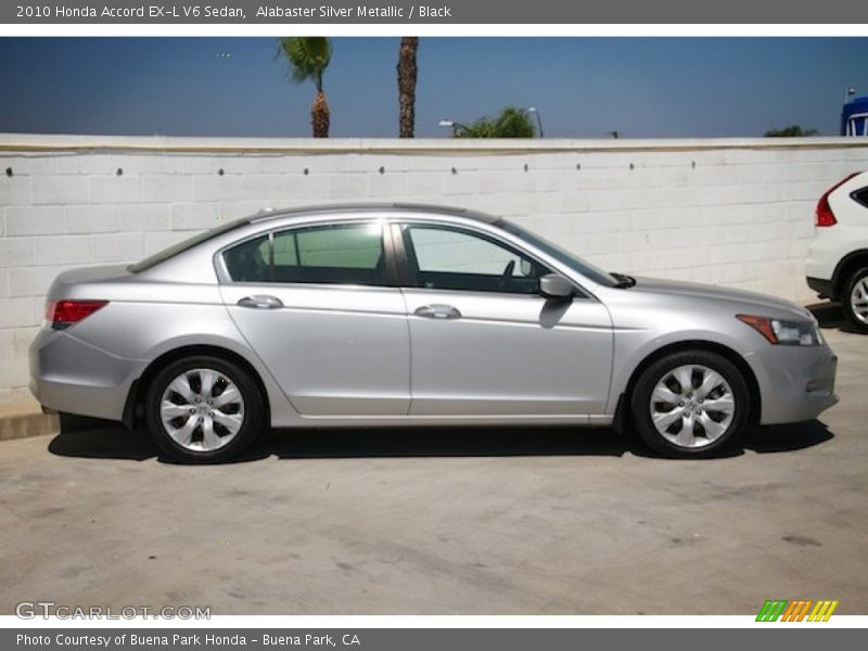  2010 Accord EX-L V6 Sedan Alabaster Silver Metallic