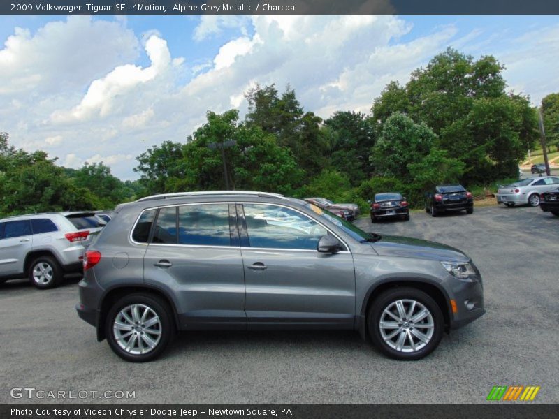 Alpine Grey Metallic / Charcoal 2009 Volkswagen Tiguan SEL 4Motion