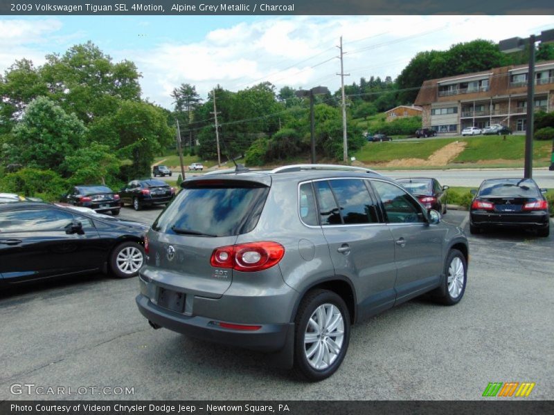 Alpine Grey Metallic / Charcoal 2009 Volkswagen Tiguan SEL 4Motion