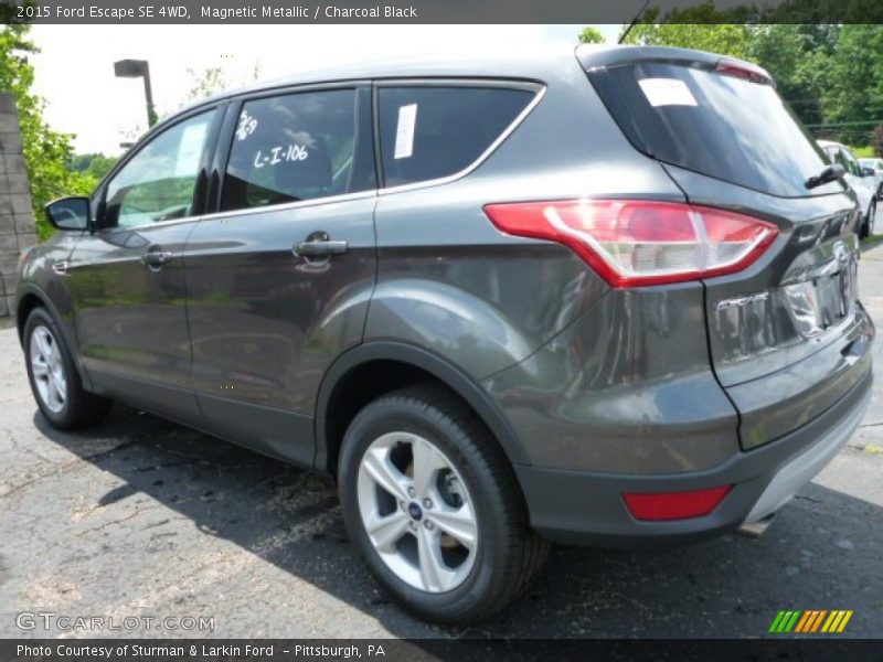 Magnetic Metallic / Charcoal Black 2015 Ford Escape SE 4WD