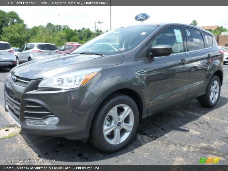 Magnetic Metallic / Charcoal Black 2015 Ford Escape SE 4WD