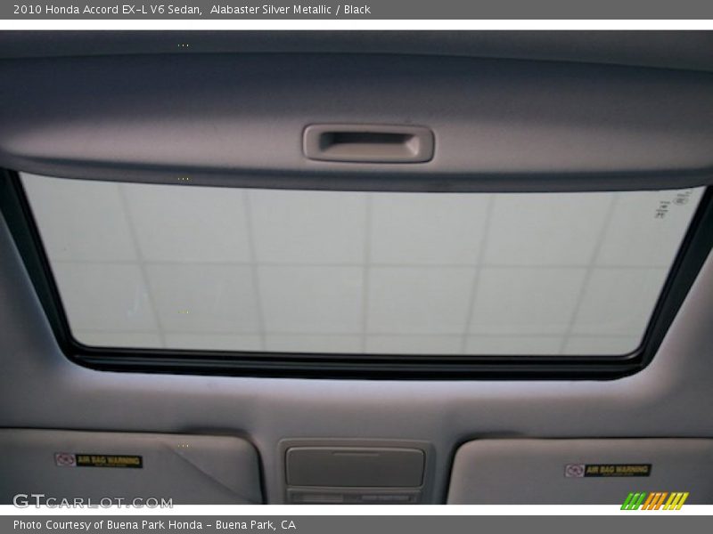 Alabaster Silver Metallic / Black 2010 Honda Accord EX-L V6 Sedan