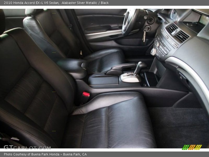 Alabaster Silver Metallic / Black 2010 Honda Accord EX-L V6 Sedan