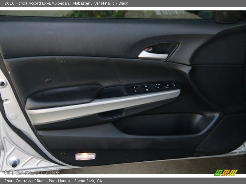Alabaster Silver Metallic / Black 2010 Honda Accord EX-L V6 Sedan