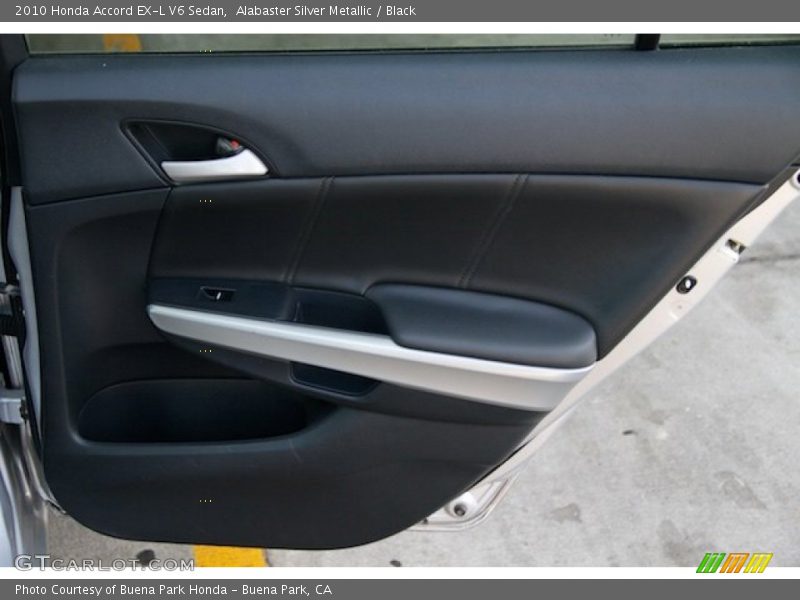 Alabaster Silver Metallic / Black 2010 Honda Accord EX-L V6 Sedan