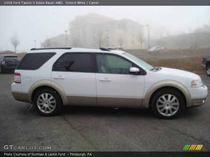 Oxford White / Camel 2008 Ford Taurus X Eddie Bauer AWD