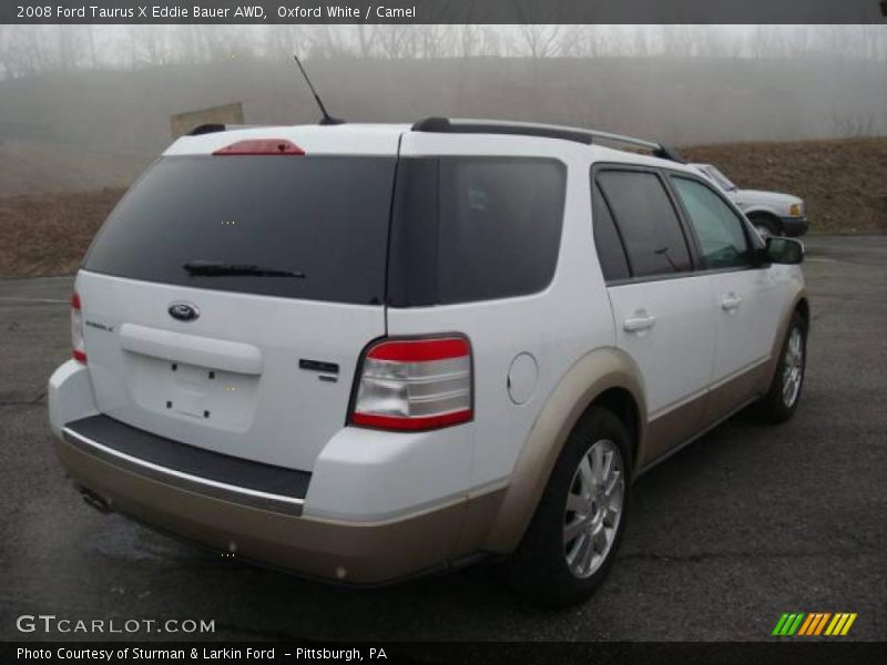 Oxford White / Camel 2008 Ford Taurus X Eddie Bauer AWD