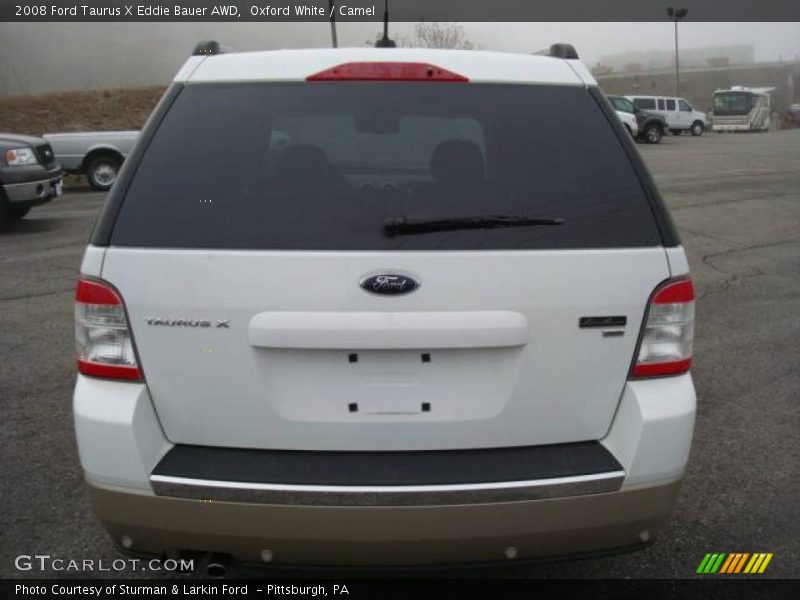 Oxford White / Camel 2008 Ford Taurus X Eddie Bauer AWD
