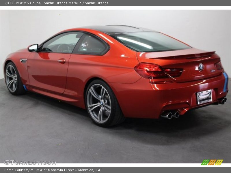 Sakhir Orange Metallic / Sakhir Orange 2013 BMW M6 Coupe