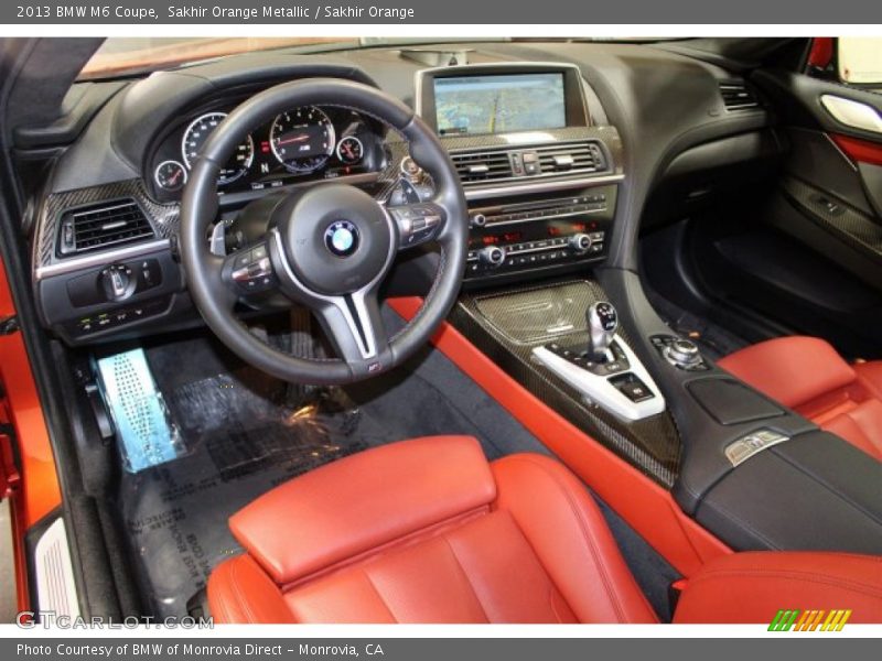 Sakhir Orange Interior - 2013 M6 Coupe 