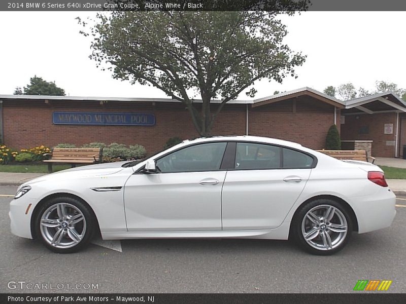 Alpine White / Black 2014 BMW 6 Series 640i xDrive Gran Coupe