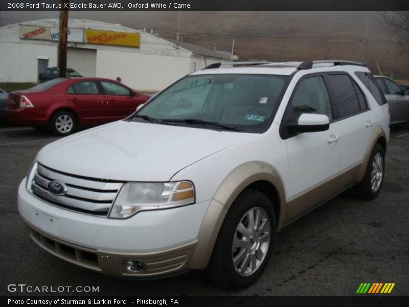 Oxford White / Camel 2008 Ford Taurus X Eddie Bauer AWD