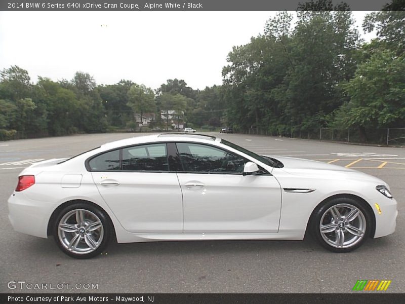 Alpine White / Black 2014 BMW 6 Series 640i xDrive Gran Coupe