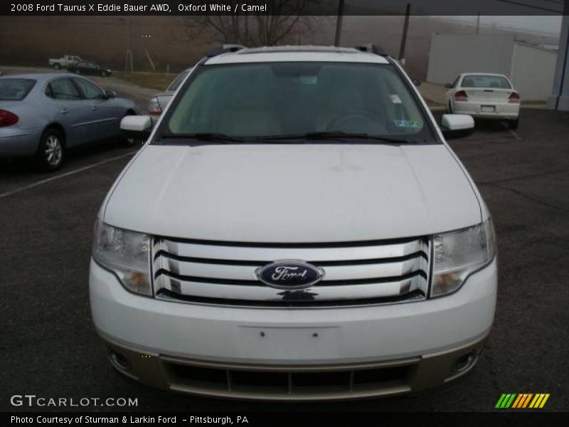 Oxford White / Camel 2008 Ford Taurus X Eddie Bauer AWD