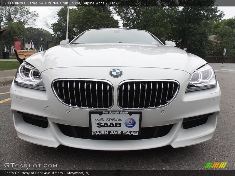 Alpine White / Black 2014 BMW 6 Series 640i xDrive Gran Coupe