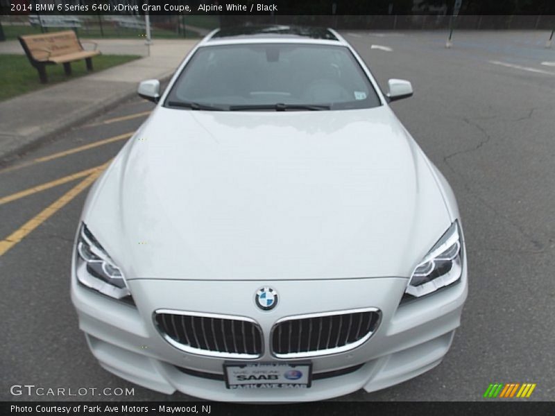 Alpine White / Black 2014 BMW 6 Series 640i xDrive Gran Coupe