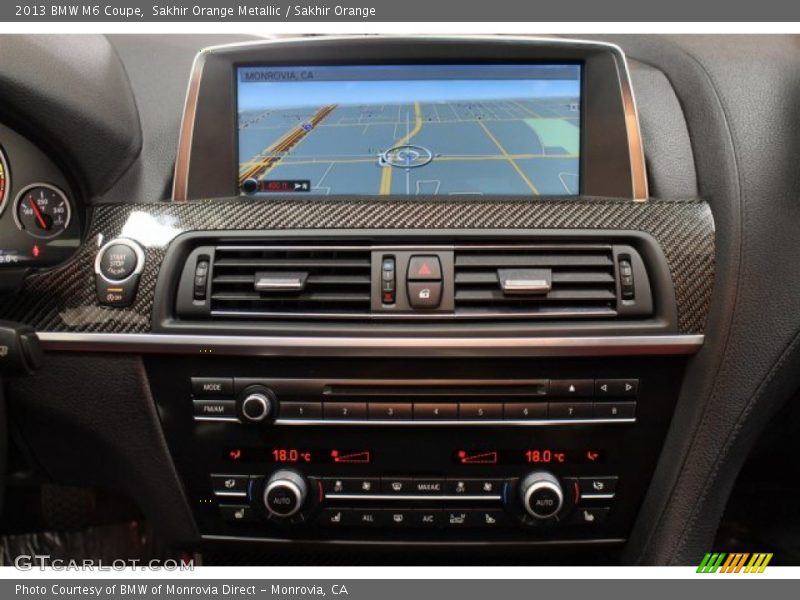 Controls of 2013 M6 Coupe