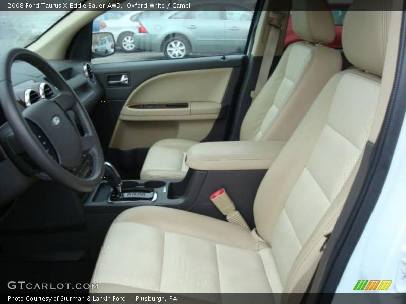 Oxford White / Camel 2008 Ford Taurus X Eddie Bauer AWD