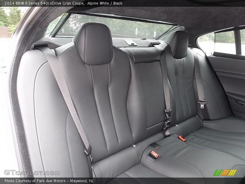 Rear Seat of 2014 6 Series 640i xDrive Gran Coupe