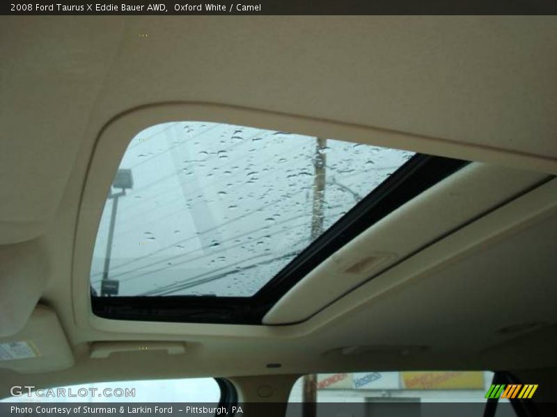 Oxford White / Camel 2008 Ford Taurus X Eddie Bauer AWD