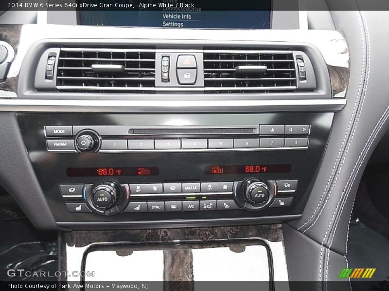 Controls of 2014 6 Series 640i xDrive Gran Coupe