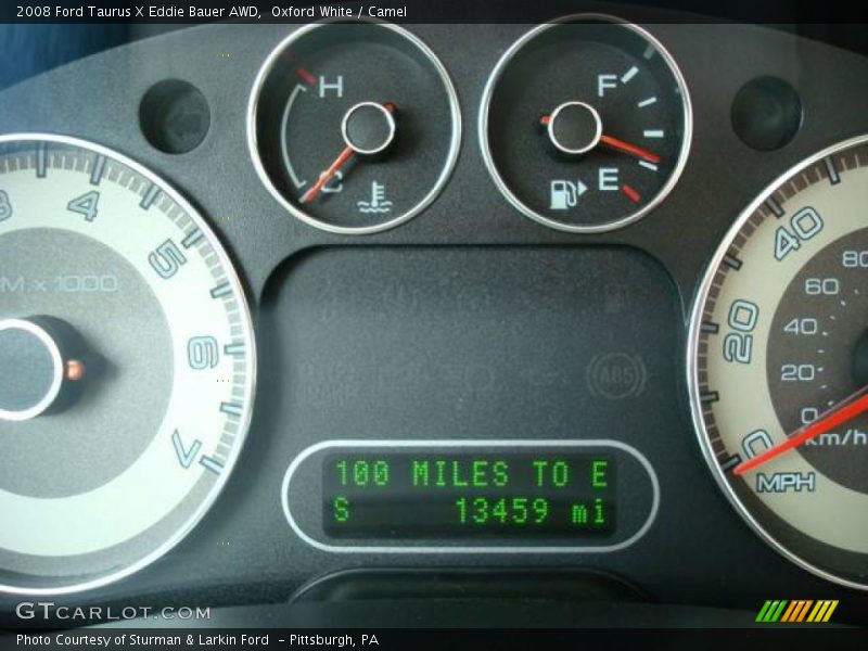 Oxford White / Camel 2008 Ford Taurus X Eddie Bauer AWD