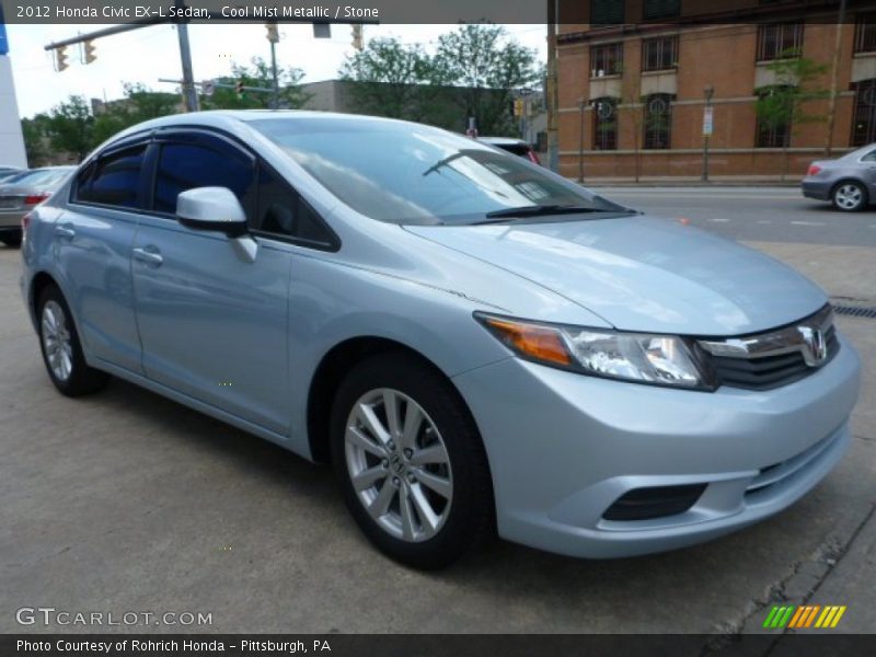 Front 3/4 View of 2012 Civic EX-L Sedan