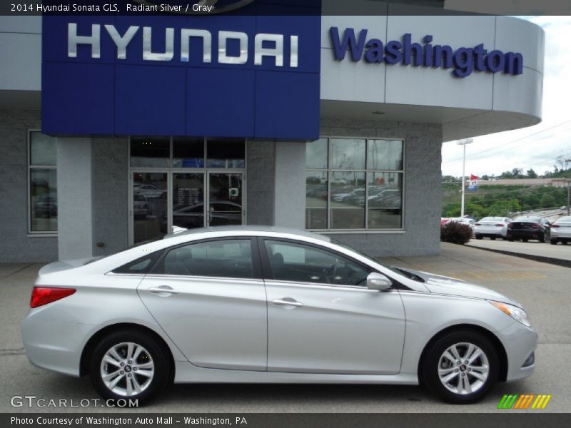 Radiant Silver / Gray 2014 Hyundai Sonata GLS