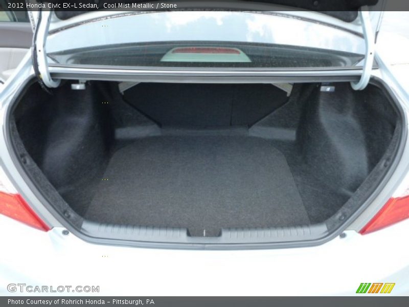 Cool Mist Metallic / Stone 2012 Honda Civic EX-L Sedan