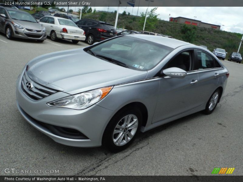 Radiant Silver / Gray 2014 Hyundai Sonata GLS