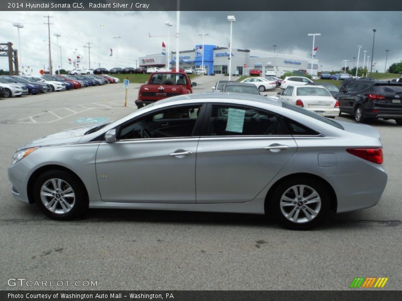 Radiant Silver / Gray 2014 Hyundai Sonata GLS