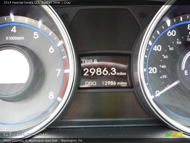Radiant Silver / Gray 2014 Hyundai Sonata GLS