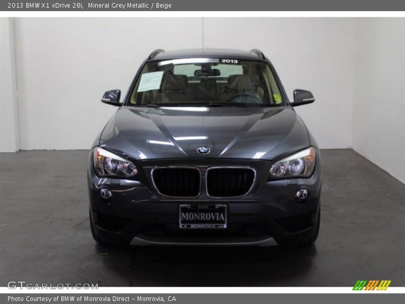 Mineral Grey Metallic / Beige 2013 BMW X1 xDrive 28i