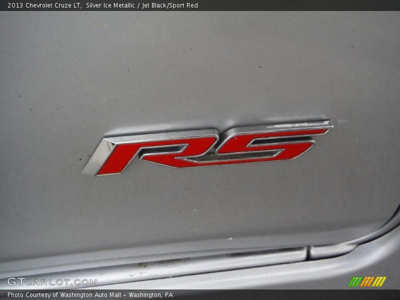 Silver Ice Metallic / Jet Black/Sport Red 2013 Chevrolet Cruze LT