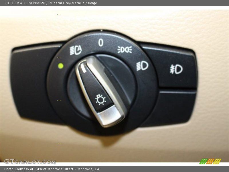 Mineral Grey Metallic / Beige 2013 BMW X1 xDrive 28i
