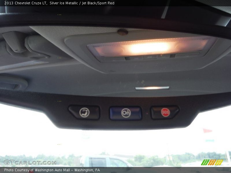 Silver Ice Metallic / Jet Black/Sport Red 2013 Chevrolet Cruze LT