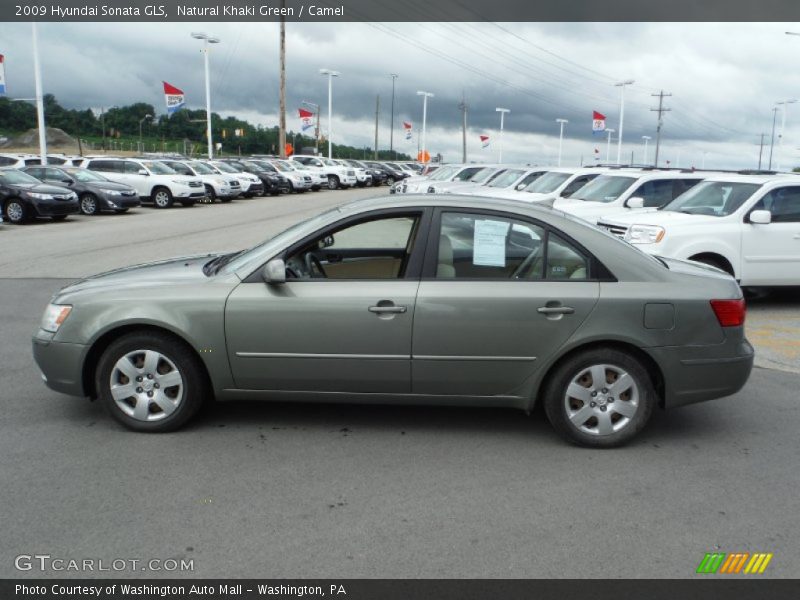 Natural Khaki Green / Camel 2009 Hyundai Sonata GLS