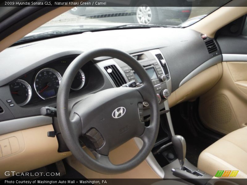 Natural Khaki Green / Camel 2009 Hyundai Sonata GLS