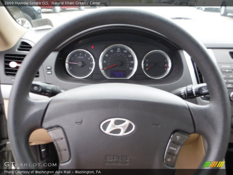Natural Khaki Green / Camel 2009 Hyundai Sonata GLS