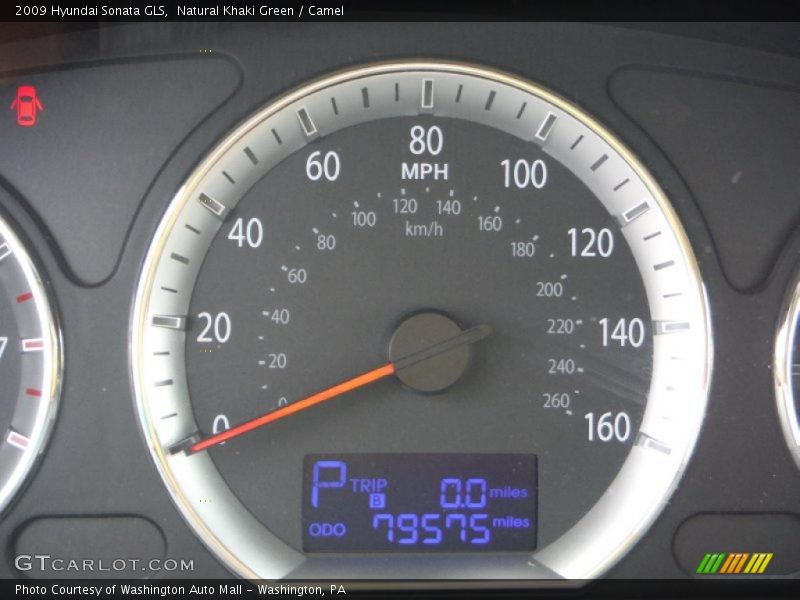 Natural Khaki Green / Camel 2009 Hyundai Sonata GLS