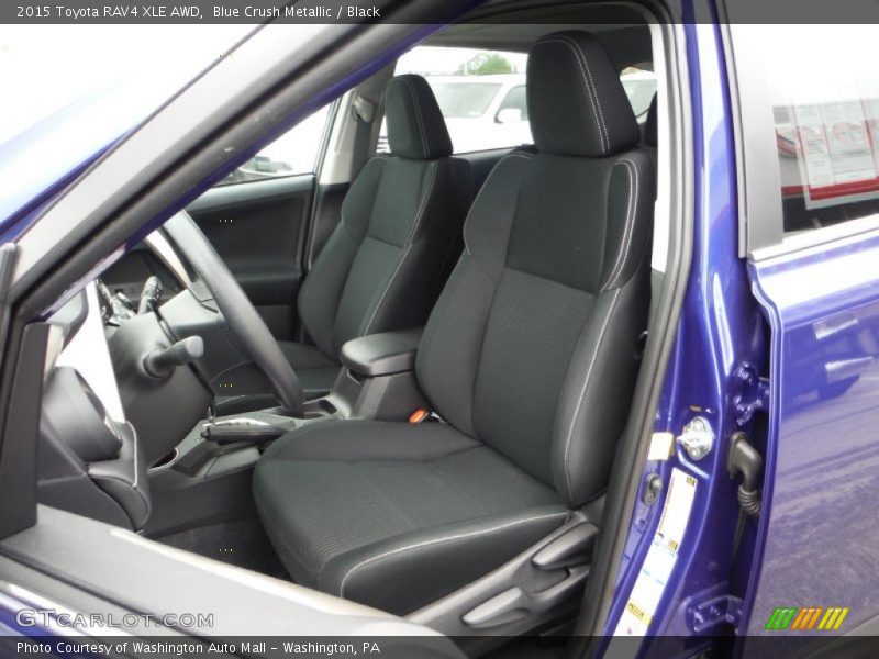 Blue Crush Metallic / Black 2015 Toyota RAV4 XLE AWD