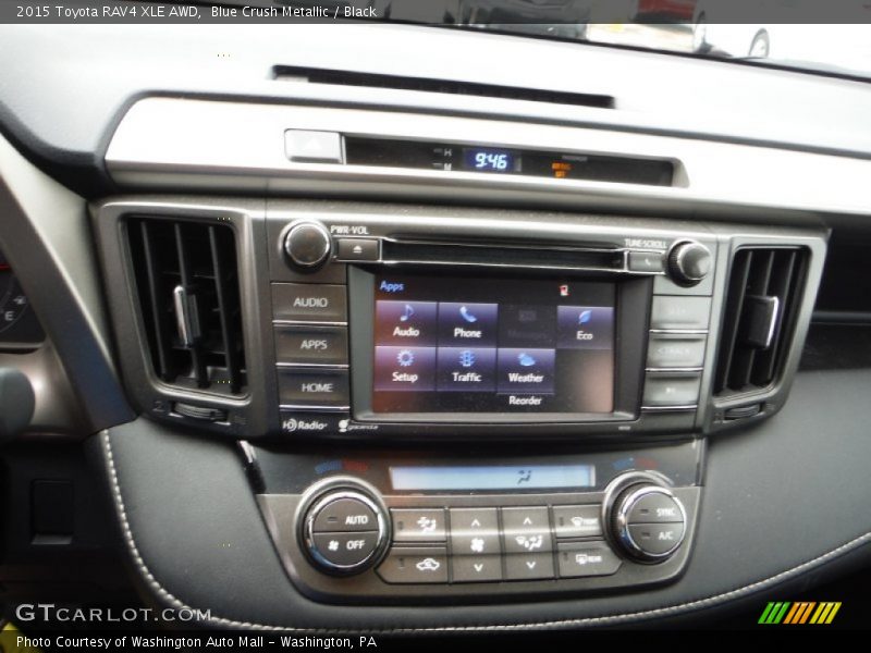 Blue Crush Metallic / Black 2015 Toyota RAV4 XLE AWD