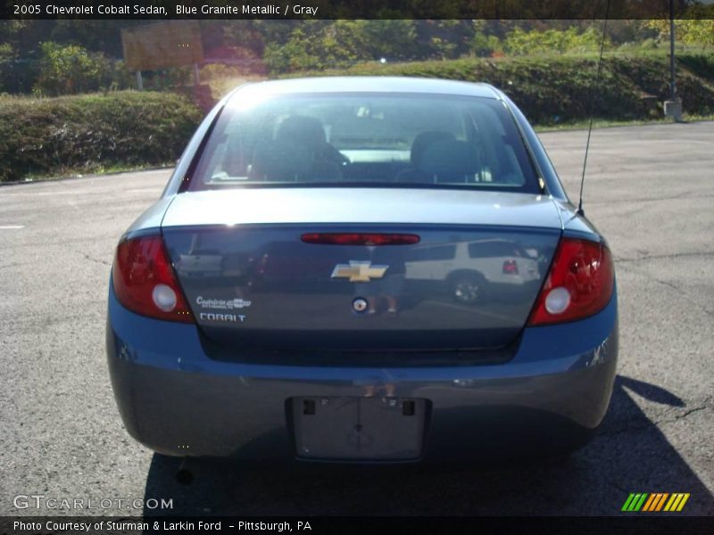 Blue Granite Metallic / Gray 2005 Chevrolet Cobalt Sedan