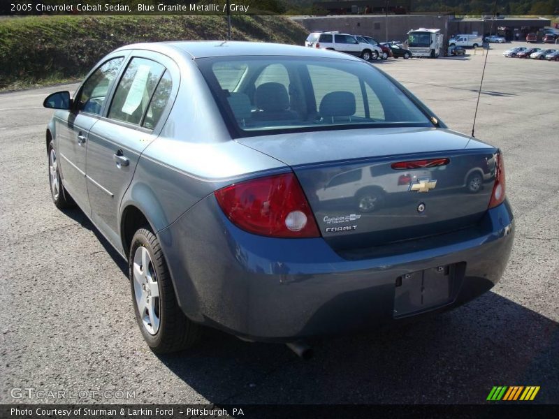 Blue Granite Metallic / Gray 2005 Chevrolet Cobalt Sedan