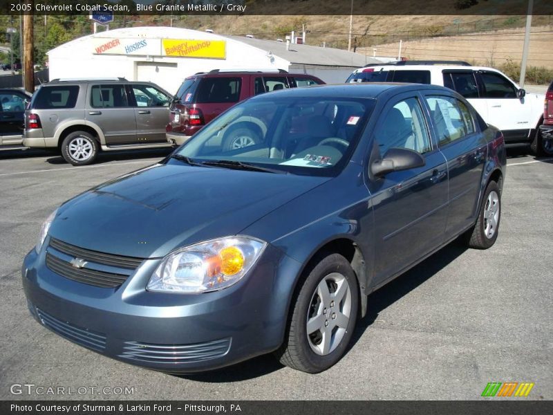 Blue Granite Metallic / Gray 2005 Chevrolet Cobalt Sedan