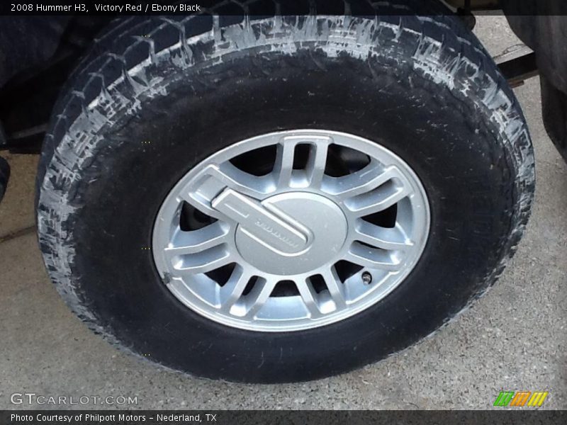 Victory Red / Ebony Black 2008 Hummer H3