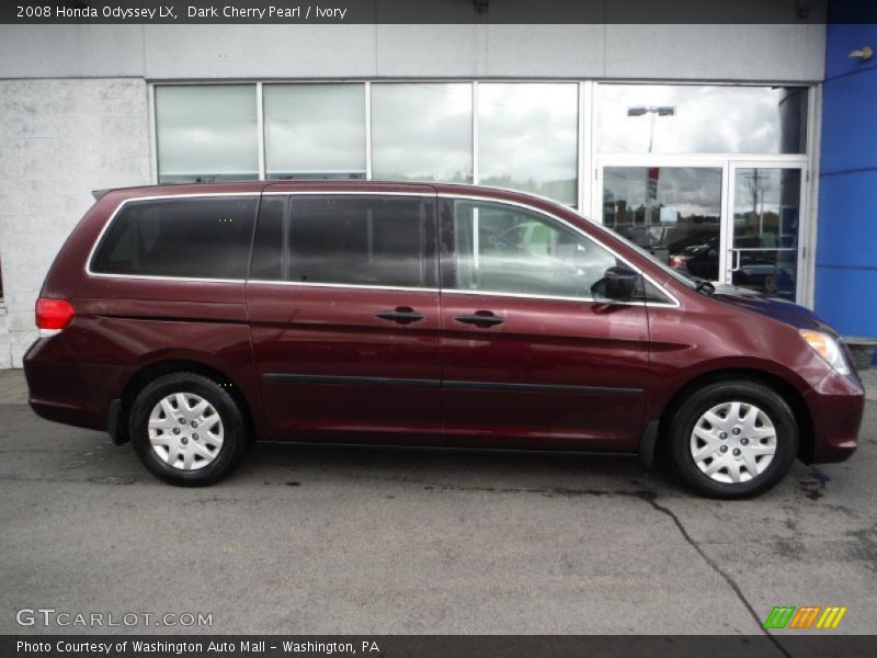 Dark Cherry Pearl / Ivory 2008 Honda Odyssey LX