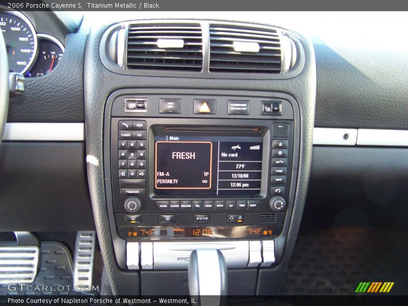 Titanium Metallic / Black 2006 Porsche Cayenne S