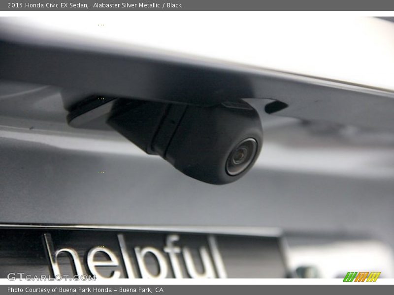 Alabaster Silver Metallic / Black 2015 Honda Civic EX Sedan