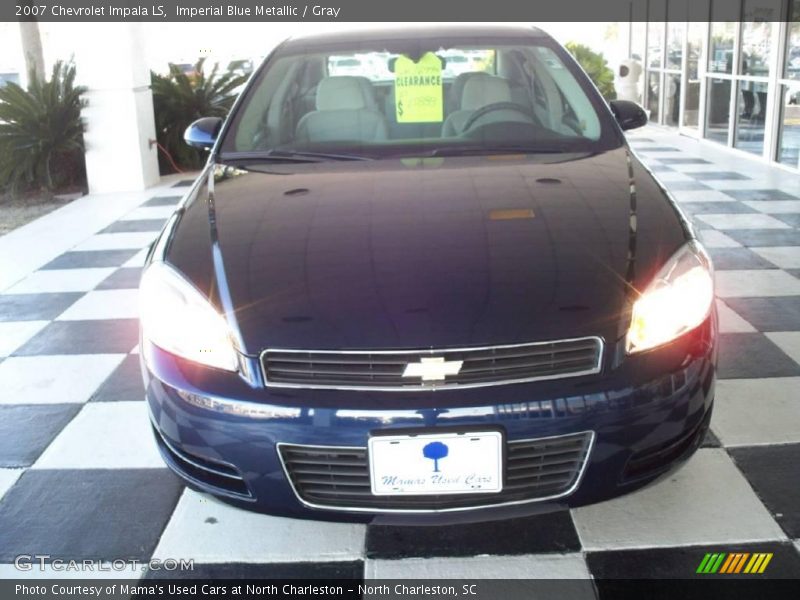 Imperial Blue Metallic / Gray 2007 Chevrolet Impala LS
